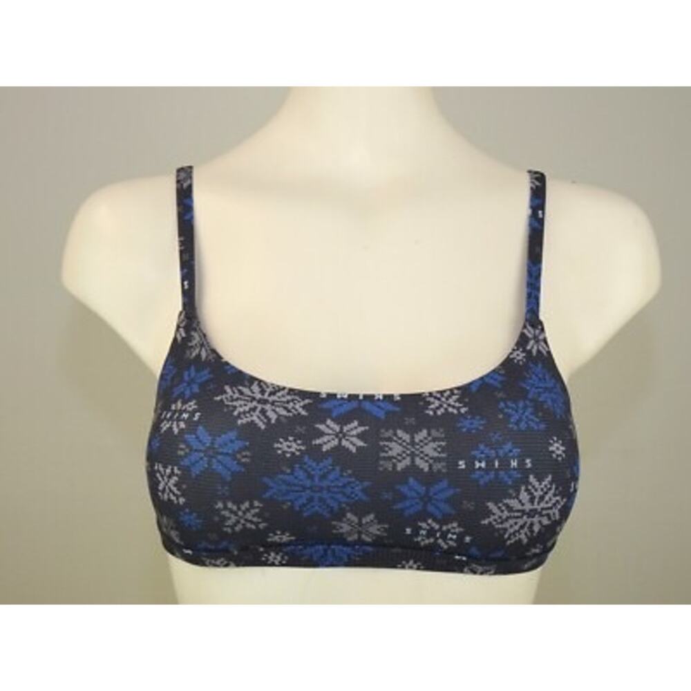 SKIMS Bralette SCOOP SMALL Blue Black Fits Everybody Wireless Stretch 2024